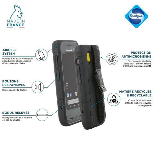 Estojo e Alça Honeywell CT42 Preto