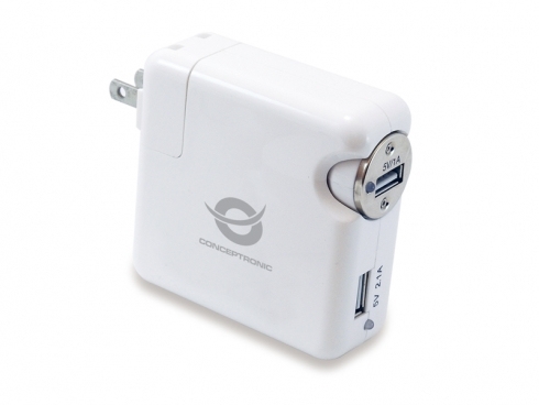 Conceptronic Universal USB Travel Charger Kit - CUSBCHARKIT