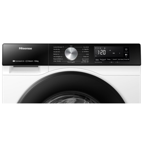 MÁQUINA DE LAVAR E SECAR ROUPA HISENSE - WD3S8045BW3