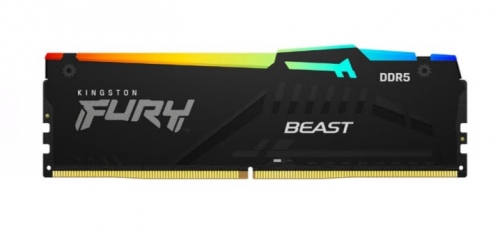 Memória DDR5 16 GB 6400 MHz PC5-51200 CL32 1.4 V unbuffered on-die ECC preto Kingston KF564C32BBEA-16