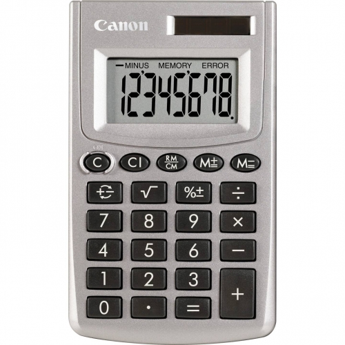 Calculadora de bolso Canon LS-270L Prata Visor (dígitos): 8 alimentado por energia solar, alimentado por bateria (L x A x P) 61 x 10 x 102 mm - 6649C001