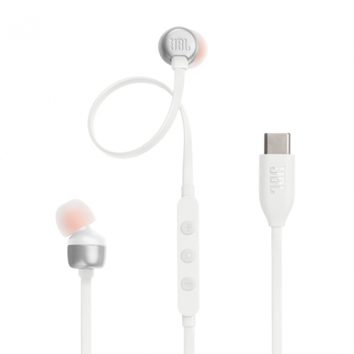 Auriculares JBL - USB-C T310 Branco