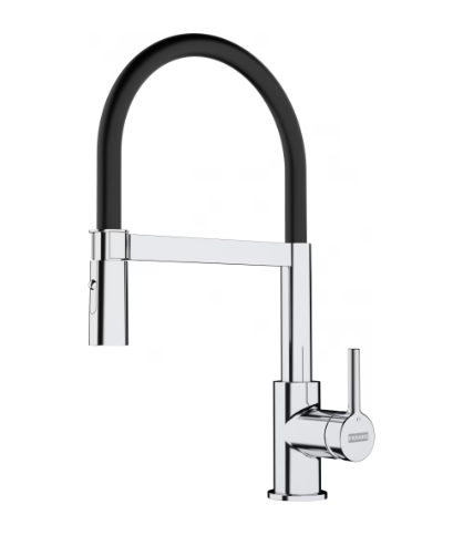 MISTURADORA FRANKE LINA SEMI PRO CROMADO PRETO