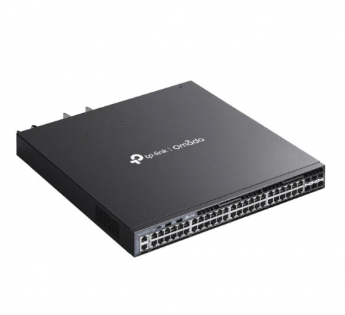 Omada 48-PortGigabit Stackable L3 Managed PoE+ Switch with 6 10GE SFP+ Slots