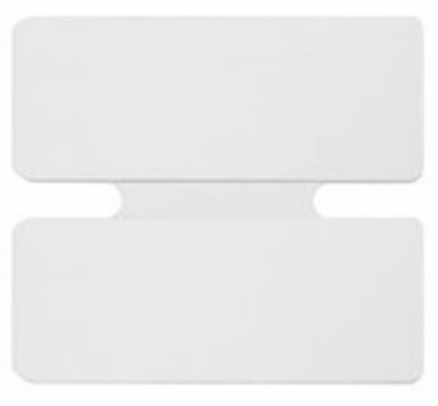 Etiquetas de poliéster Zebra 60 x 25 mm Zebra Silverline Blade II RFID Label
