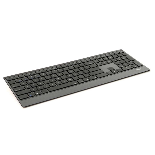 Teclado Rapoo E9500M Multi-mode Wireless/Bluetooth Ultra-slim PT Preto