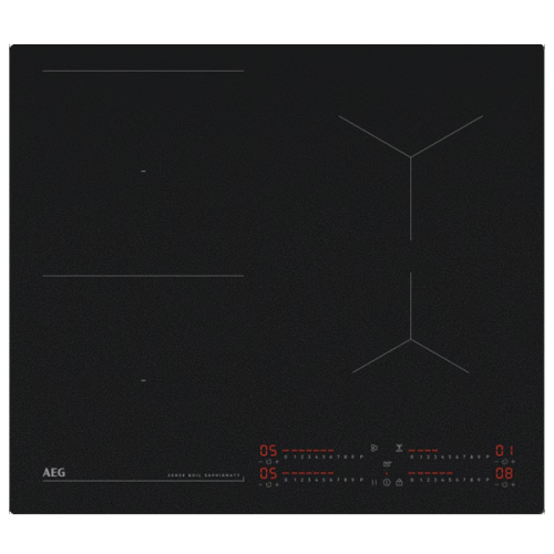 Placa de indução AEG TI64IB10IZ de 4 zonas e 60 cm 