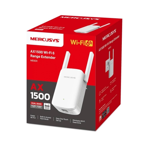 EXTENSOR DE SINAL MERCUSYS AX1500 WI-FI RANGE EXTENDER