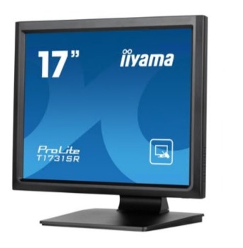 Monitor iiyama ProLite T1731SR-B1S LED 17" Ecrã Tátil 5 ms preto, Resistive Touch