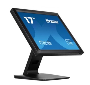 Monitor iiyama ProLite T1731SR-B1S LED 17" Ecrã Tátil 5 ms preto, Resistive Touch
