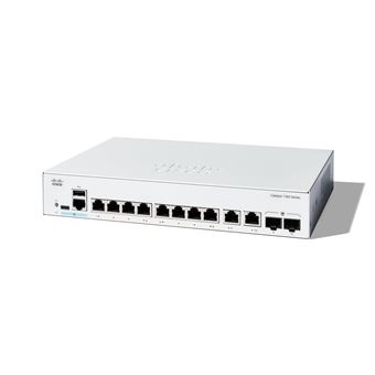 Switch de Rede Cisco Catalyst 1300 montável em trilho