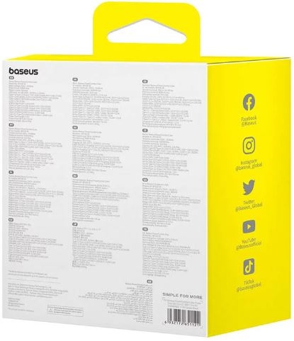 Extensão Baseus PowerCombo 3AC+2U+2C 30W, 1,5m (Preto)