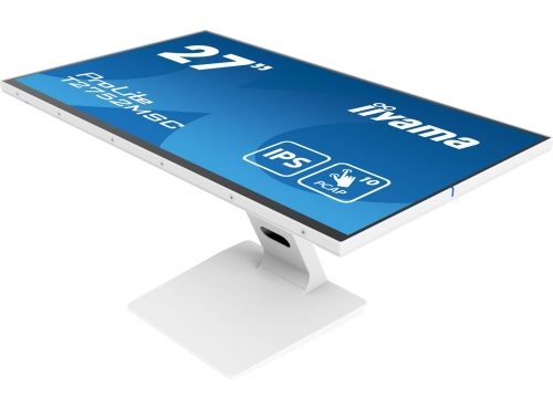 Monitor LED - 27 polegadas iiyama ProLite T2752MSC-W1 - ecrã de toque - Full HD - branco