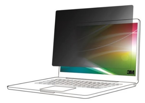 Filtro de privacidade 3M Bright Screen Privacy Filter notebook adesivo 16.2" preto