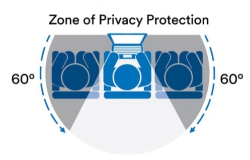 Filtro de privacidade 3M Bright Screen Privacy Filter notebook adesivo 16.2" preto