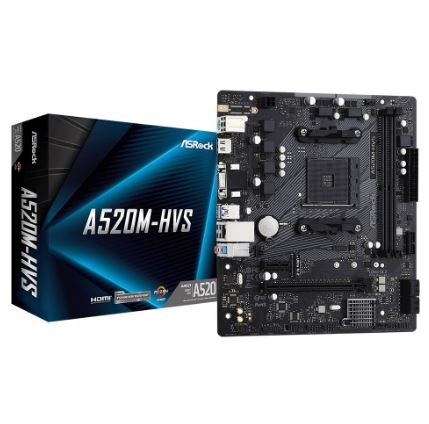 Motherboard Micro-ATX Asrock A520M-HVS SktAM4
