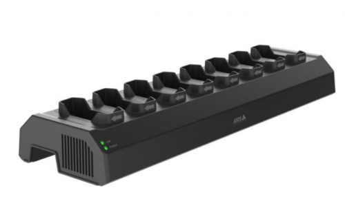 Estação carregamento e sincronização Axis W701 Mk II 120 Watt 8 conectores saída ( câmara corporal) preto NCS S 9000-N Europa, 02970-002