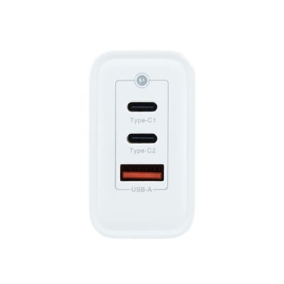Carregador de Dispositivos Móveis CoolBox 65W USB-C/USB-C/USB-A