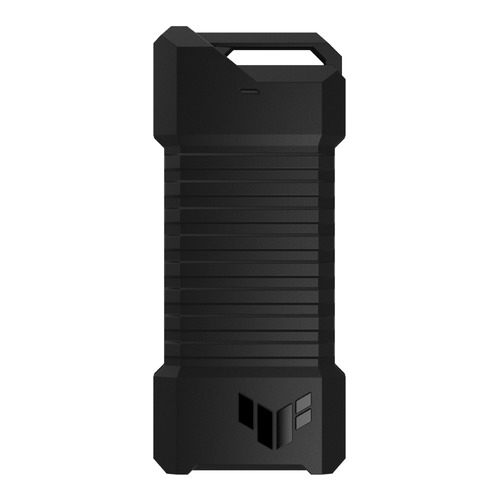 Disco SSD Externo ASUS TUF Gaming AS1000 1TB USB-C 3.2 Gen 2x1 10Gbps, Resistência a quedas MIL-STD-810H, resistente à agua e poeiras IP68, chassis de liga de aluminio com almofada térmica (Thermal Pad), compatível com PS5 e Xbox