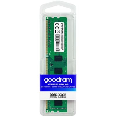 Módulo de Memória DDR3 8GB PC3-12800 (1600MHZ) CL11 GOODRAM 1,35V