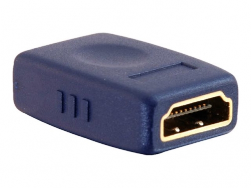 C2G Velocity HDMI Coupler - Acoplador HDMI - HDMI fêmea para HDMI fêmea - azul , 80146