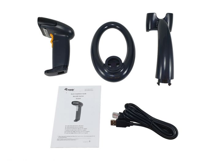Leitor de código de barras EQUIP USB 1D BARCODE SCANNER WITH STAND