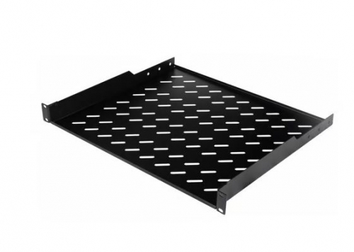 PRATELEIRA FIXA EQUIP PARA ARMÁRIOS 19´ 1U 600MM PROFUNDIDADE PRETO