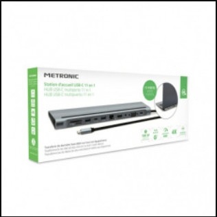 ESTAÇÃO DE TRABALHO METRONIC MULTIPORTAS 11 EM 1