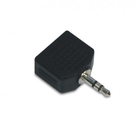 METRONIC ADAPTADOR JACK ESTEREO 3.5MM MACHO/ 2 X 3.5MM FEMEA