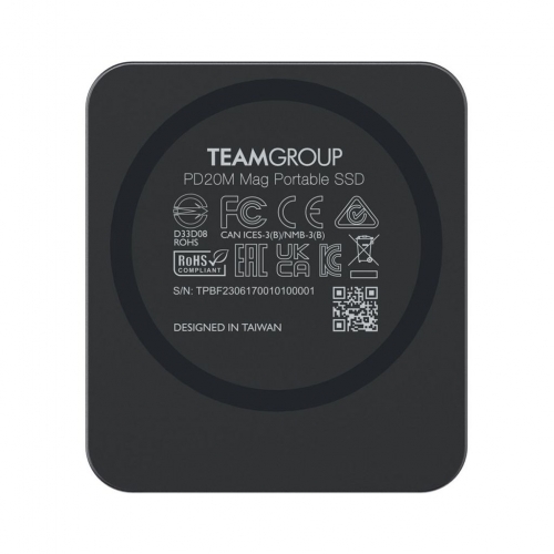 Disco Externo SSD PORTÁTIL TEAMGROUP 1TB PD20M - CINZA