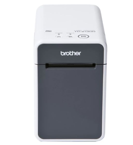 Impressora de etiquetas Brother TD-2135N térmico direto Rolo (6,3 cm) 300 ppp até 152.4 mm/ s USB 2.0, LAN, serial, host USB