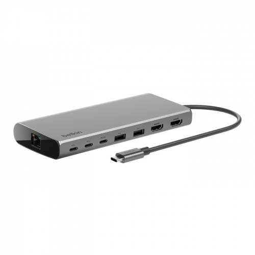 Dock/Replicador De Porta Para Laptop Com Fio USB 3.2 Gen 1 (3.1 Gen 1) Tipo C Alumínio