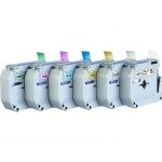 BROTHER FITA 12MM AZUL/BRANCO LAMINADA