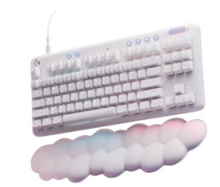 Teclado Logitech G G713 sem teclado numérico luz traseira USB QWERTY Padrão internacional americano interruptor: branco, 920-010678