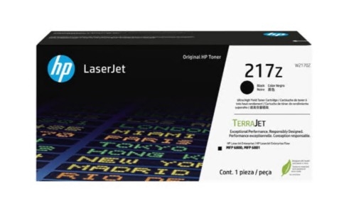 Toner HP 217Z Alto Rendimento preto original para Color LaserJet Enterprise MFP 6800; LaserJet Enterprise Flow MFP 6800 , W2170Z