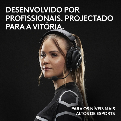 Headset Logitech G Pro X2 Lightspeed Gaming Wireless/Bluetooth Preto