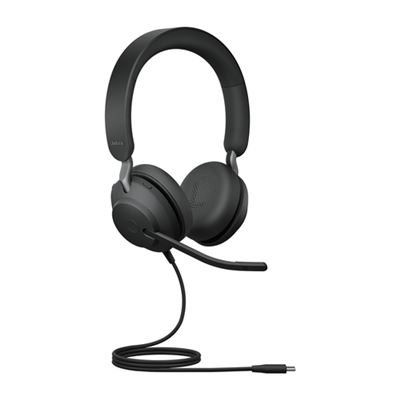 Auscultadores Jabra Evolve2 40 SE Preto