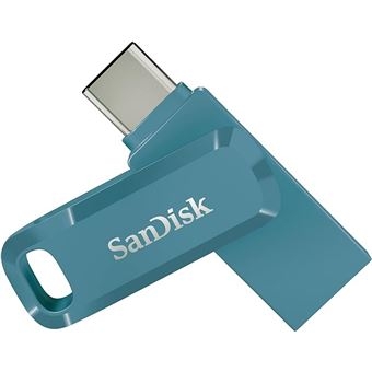 Memória Usb SanDisk Ultra Dual Drive Go USB 256GB Azul