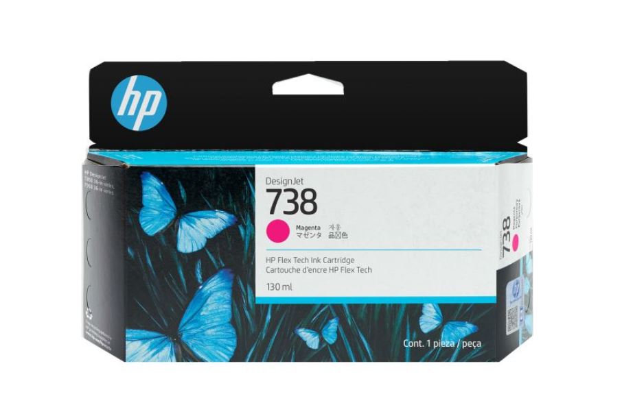Tinteiro HP 738 DesignJet Magenta
