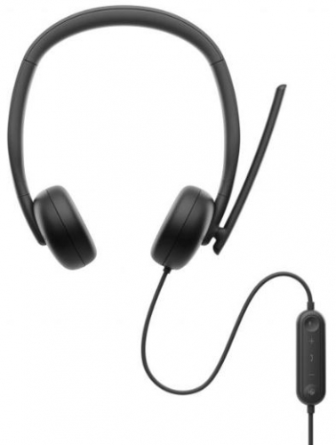 Auscultadores DELL WH3024 - USB Type-C Preto