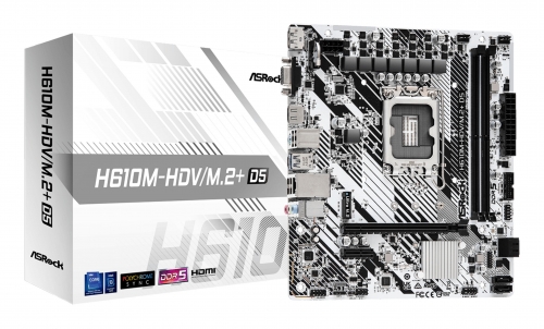 Motherboard Micro-ATX AsRock H610M-HDV/M.2+ D5 Skt1700 - CK21669