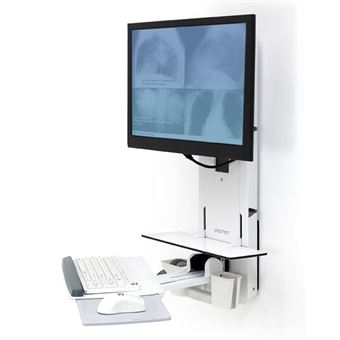 Montagem e Suporte para Monitores Ergotron PATIENT ROOM VL18 STS WM  