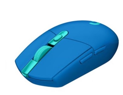 Rato Logitech G G305 óptico 6 botões sem fios 2.4 GHz receptor sem fio USB azul, 910-006015