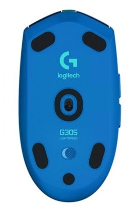 Rato Logitech G G305 óptico 6 botões sem fios 2.4 GHz receptor sem fio USB azul, 910-006015