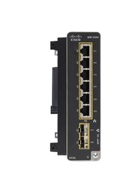 Módulo de expansão Gigabit Ethernet x 6 + SFP (mini-GBIC) x 2 Cisco - IEM-3300-6T2S=