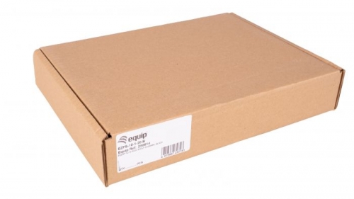 PRATELEIRA FIXA EQUIP 10', 1U, 200MM, PRETA