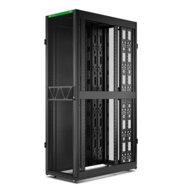 Bastidor APC NetShelter SX Gen 2 2124 H x 600W x 1200D mm, com Laterais para chão preto 45U 19" , AR3305B2