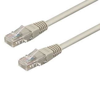 Cabo de rede WP RACK CAT6 UTP AWG26/7 3m Cinzento