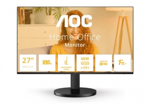 Monitor AOC 27 polegadas IPS QHD 100Hz 1ms USB-c