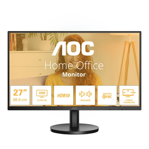 MONITOR AOC 27 polegadas U27B3A IPS 4K UHD